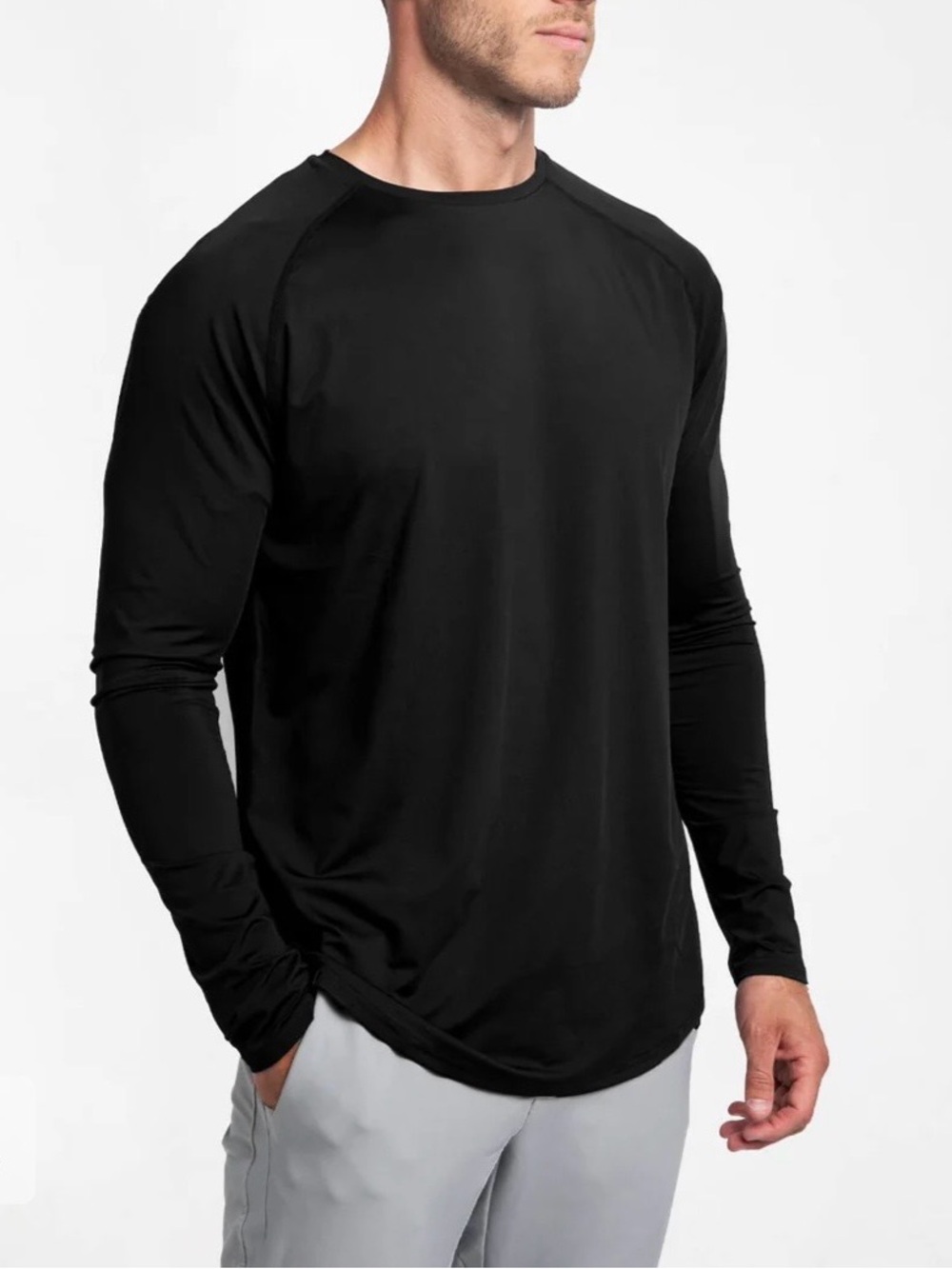 UNRL | Stride Long Sleeve Shirt | Black | Excellent Condition!!